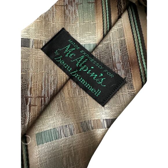 Vintage 60s Beau Brummell Polyester Necktie - Picture 4 of 4